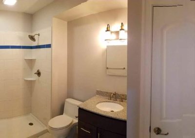 basement bathroom in Delaware